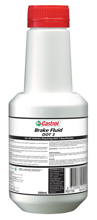 Castrol DOT 3 Brake Fluid 500ml 3377668