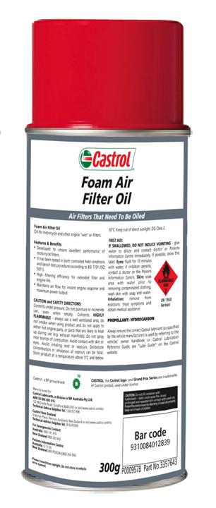 Castrol Foam Air Filter Oil 300g 3357643