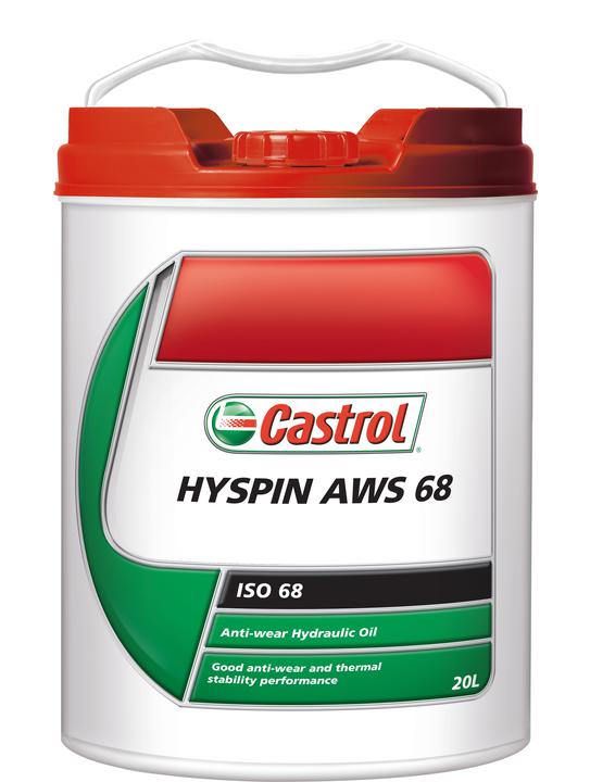Castrol HYSPIN ISO 68 AWS Hydraulic Fluid 20L 3334435