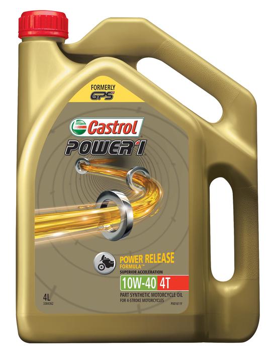 Castrol POWER1 4T 10W-40 Semi Synthetic Engine Oil 4L 3384362