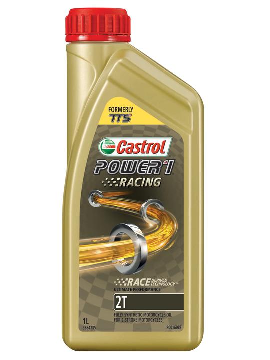 Castrol POWER1 Racing 2T Full Synthetic Motorcycle Engine Oil 1L 3384385