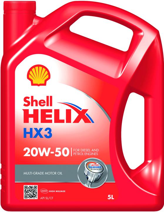 Shell Helix HX3 Engine Oil 20W50 SL/CF 5L