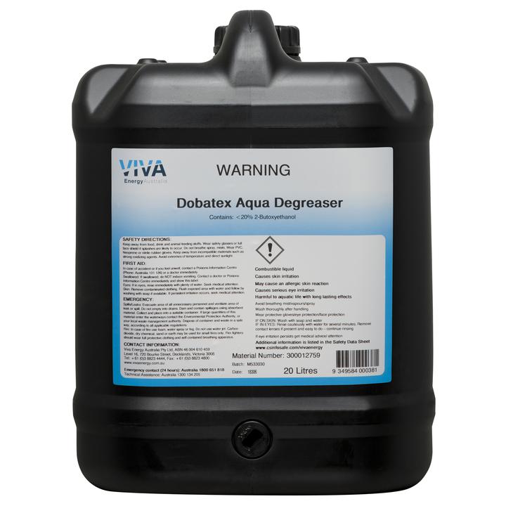 Shell Lubricants Viva Energy Dobatex Aqua Degreaser 20L 300012759