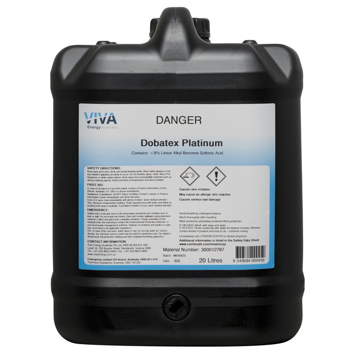 Shell Lubricants Viva Energy Dobatex Platinum Cleaner 20L 300012787