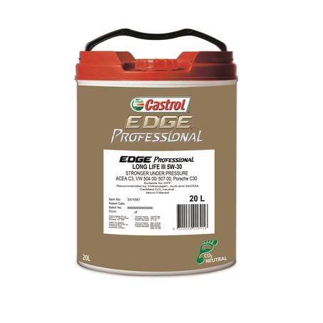 Castrol EDGE Professional 5W-30 Engine Oil 20L 3374587