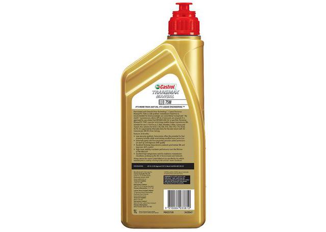Castrol TRANSMAX Manual FE 75W Transmission Fluid 1L 3429947