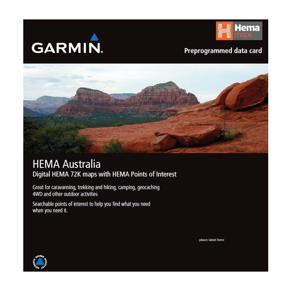 Garmin HEMA Australia, microSD/SD