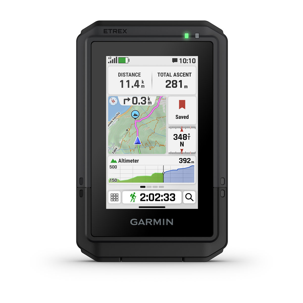 Garmin eTrex Touch GPS Handheld with touchscreen and preloaded maps