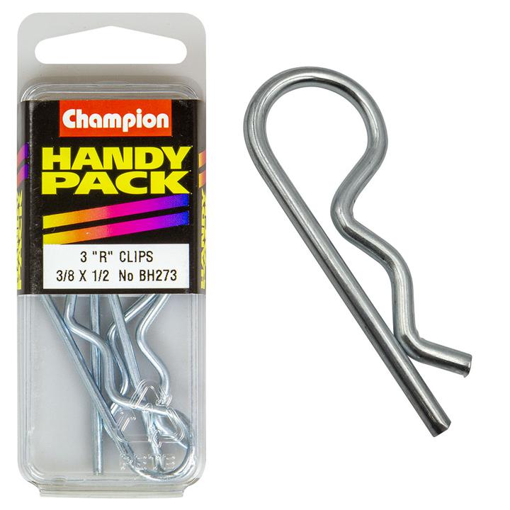 Champion R Clip 3/8″-1/2″ 3Pk BH273