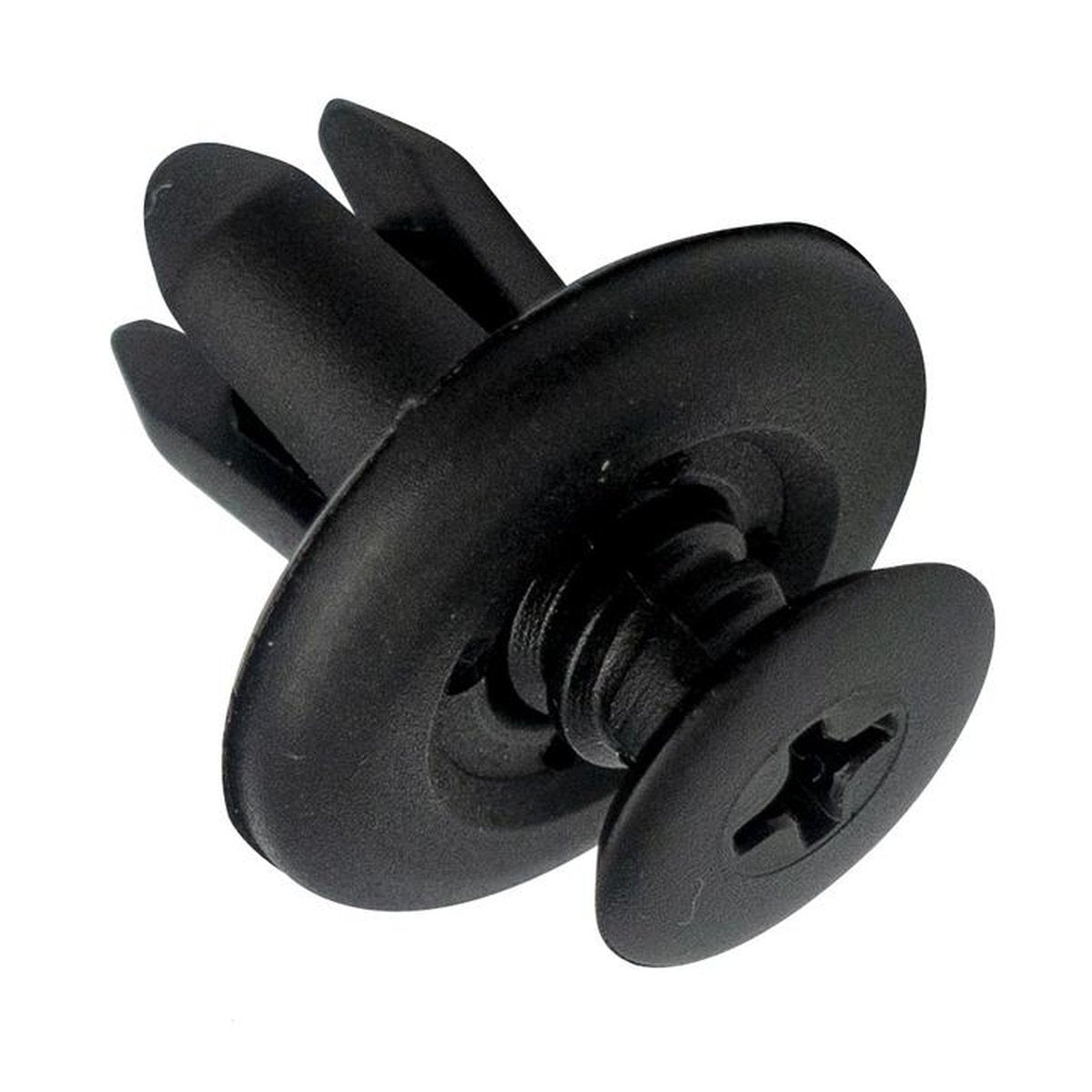 Champion Push Rivet Black 8mm Len 6mm Hole 14mm Head 50Pk CBP171