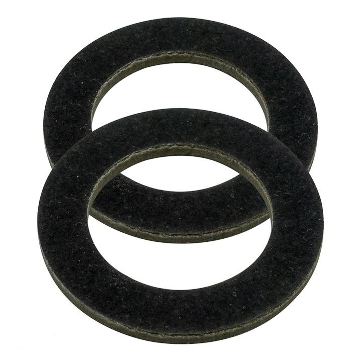 Champion Flat Fibre Washer Black M12 x 24 x 2.00mm 25Pk CFW31