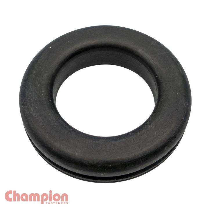 Champion Wire Nitrile Rubber Grommet M19 x 24 x 33mm 25Pk CWG11