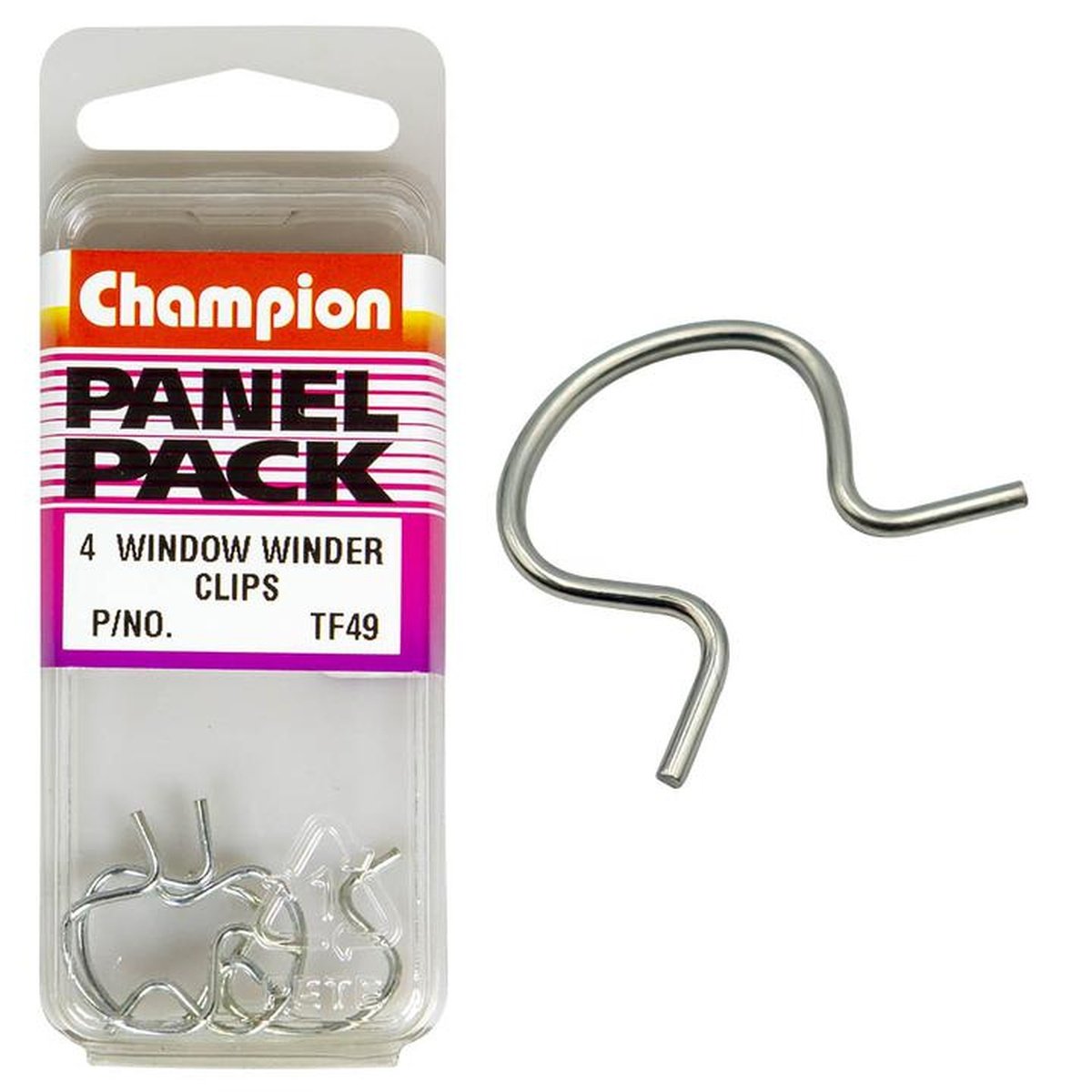 Champion Window Winder Clips Universal 4Pk TF49