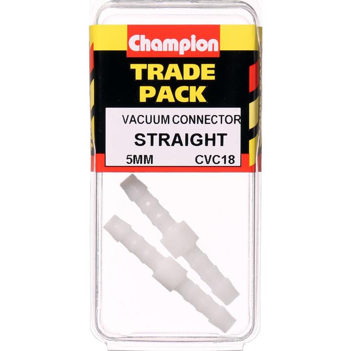 Champion Vacuum Connector Straight 5mm CVC18