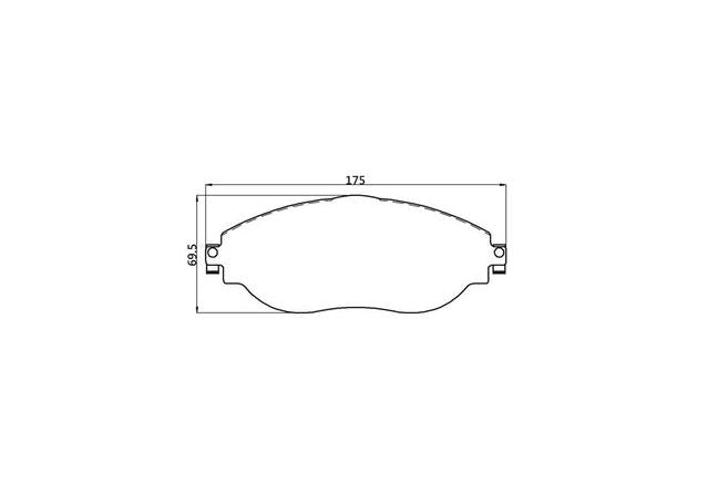 Circo M119 Race Front Brake Pad Set MB2600-M119