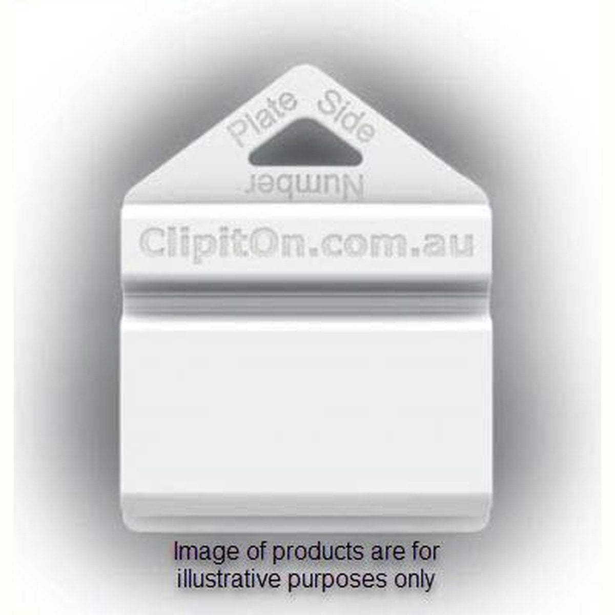 Clipit P-Plate Clips Green NSW 100 Pack of 2 2CGWP100