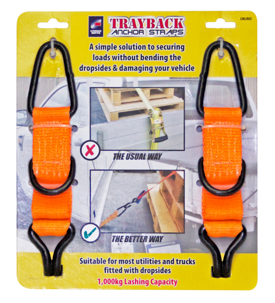 Haigh Strap Load Restraint Tray/Bk 38Mm CMLR02