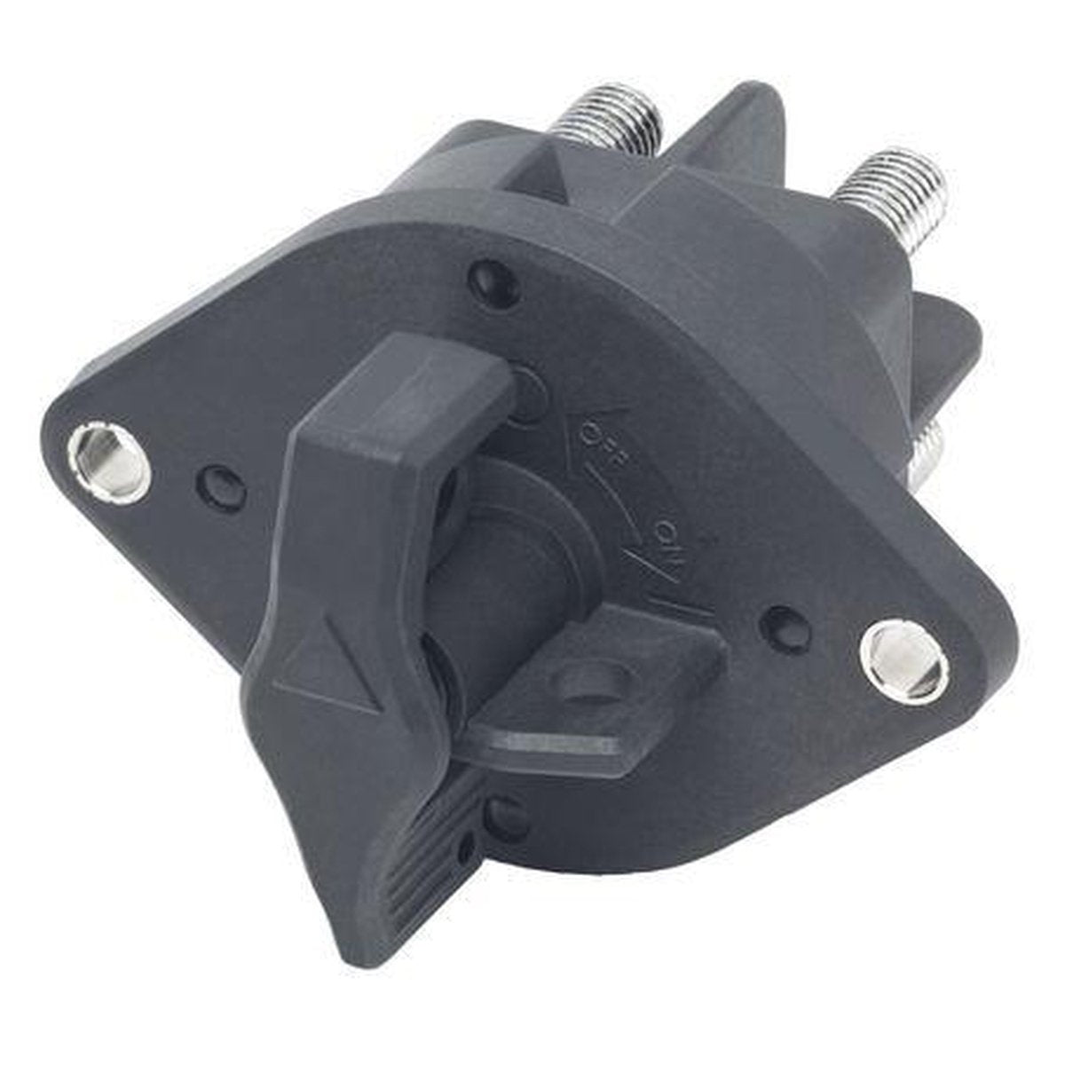 Cole Hersee TR Dual Pole HD Battery Master Switch 400A 48V DC Black Handle (Box of 1) 880175BX