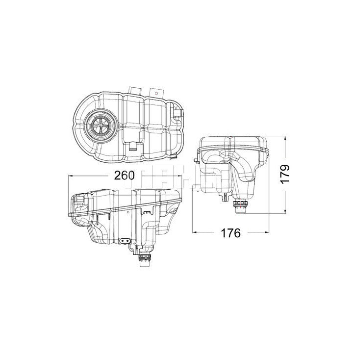 Mahle Expansion Tank OE Quality CRT 60 000S