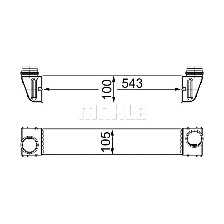 Mahle Intercooler OE Quality CI 189 000S