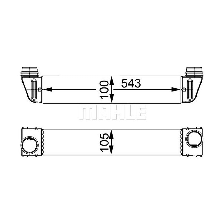 Mahle Intercooler OE Quality CI 79 000S