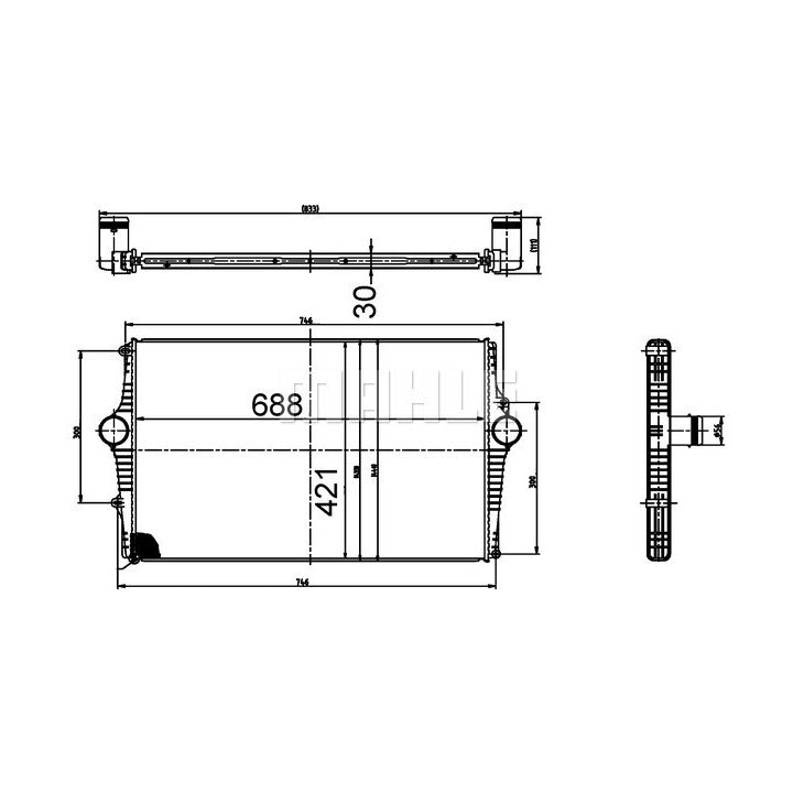 Mahle Intercooler OE Quality CI 518 000S