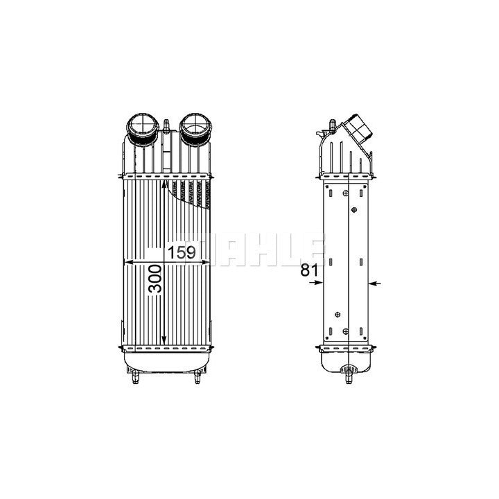 Mahle Intercooler OE Quality CI 172 000P