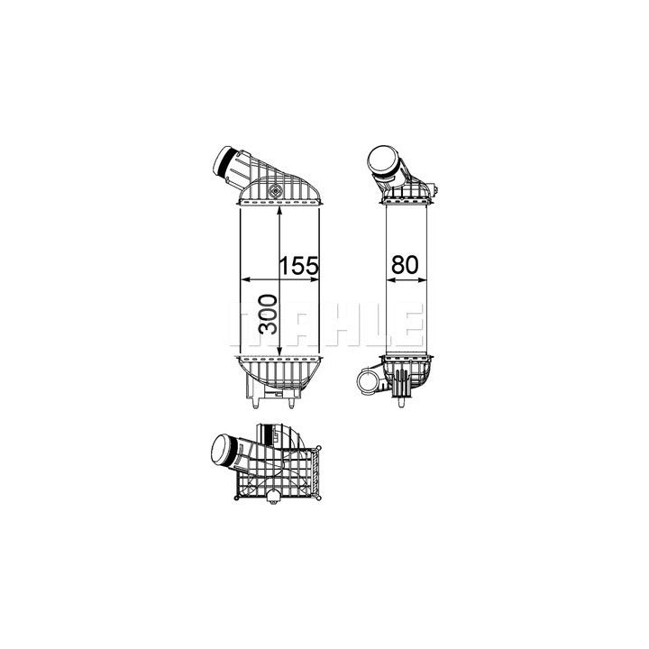 Mahle Intercooler OE Quality CI 212 000P