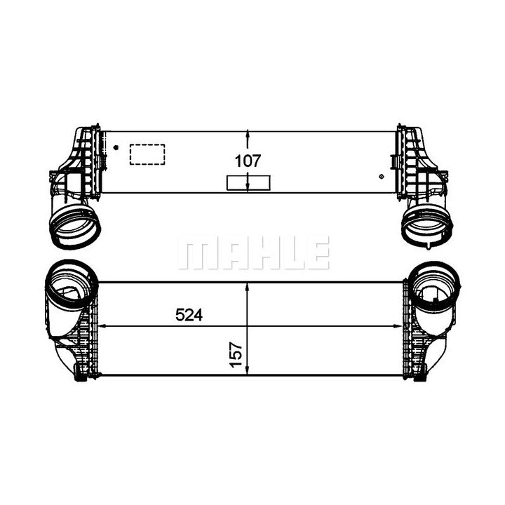 Mahle Intercooler OE Quality CI 175 000P