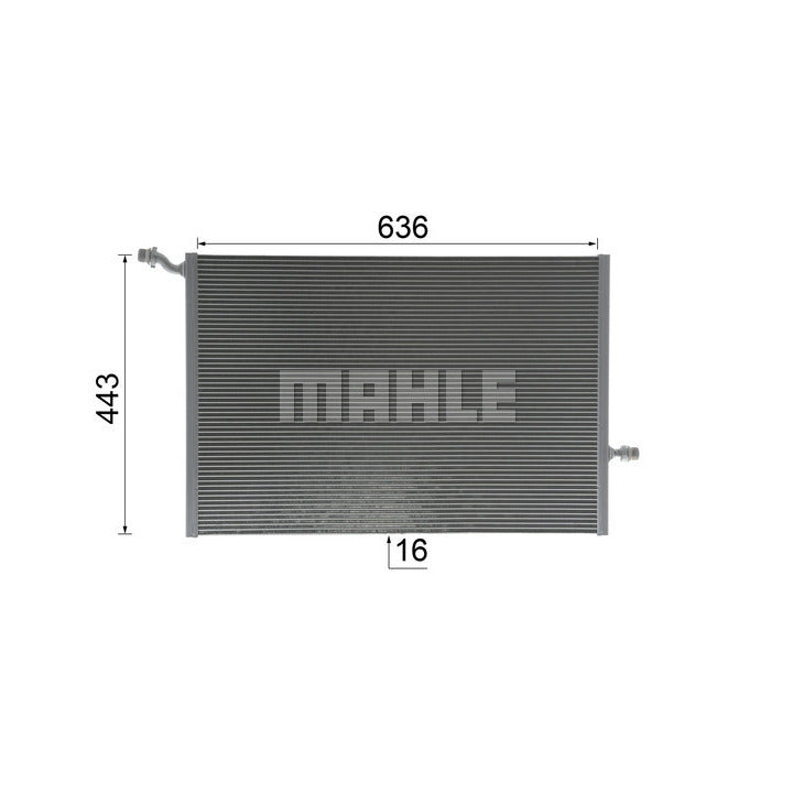 Mahle Low Temp Cooler OE Quality CIR 25 000P