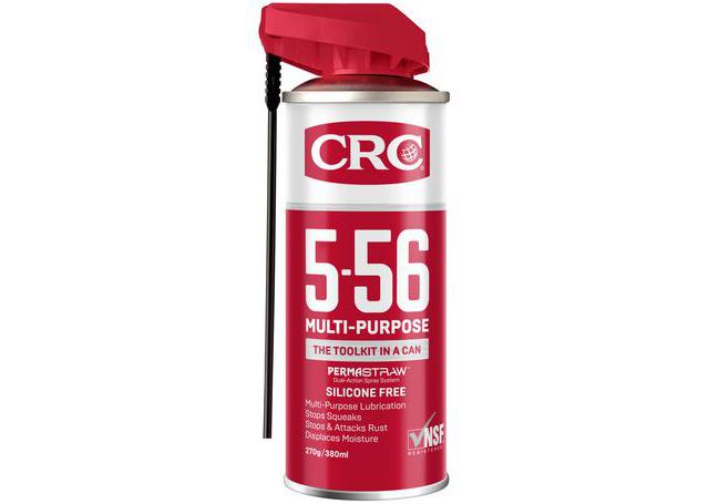 CRC 5-56 Multi-Purpose Permastraw Lubricant Aerosol Spray 270g 1753106