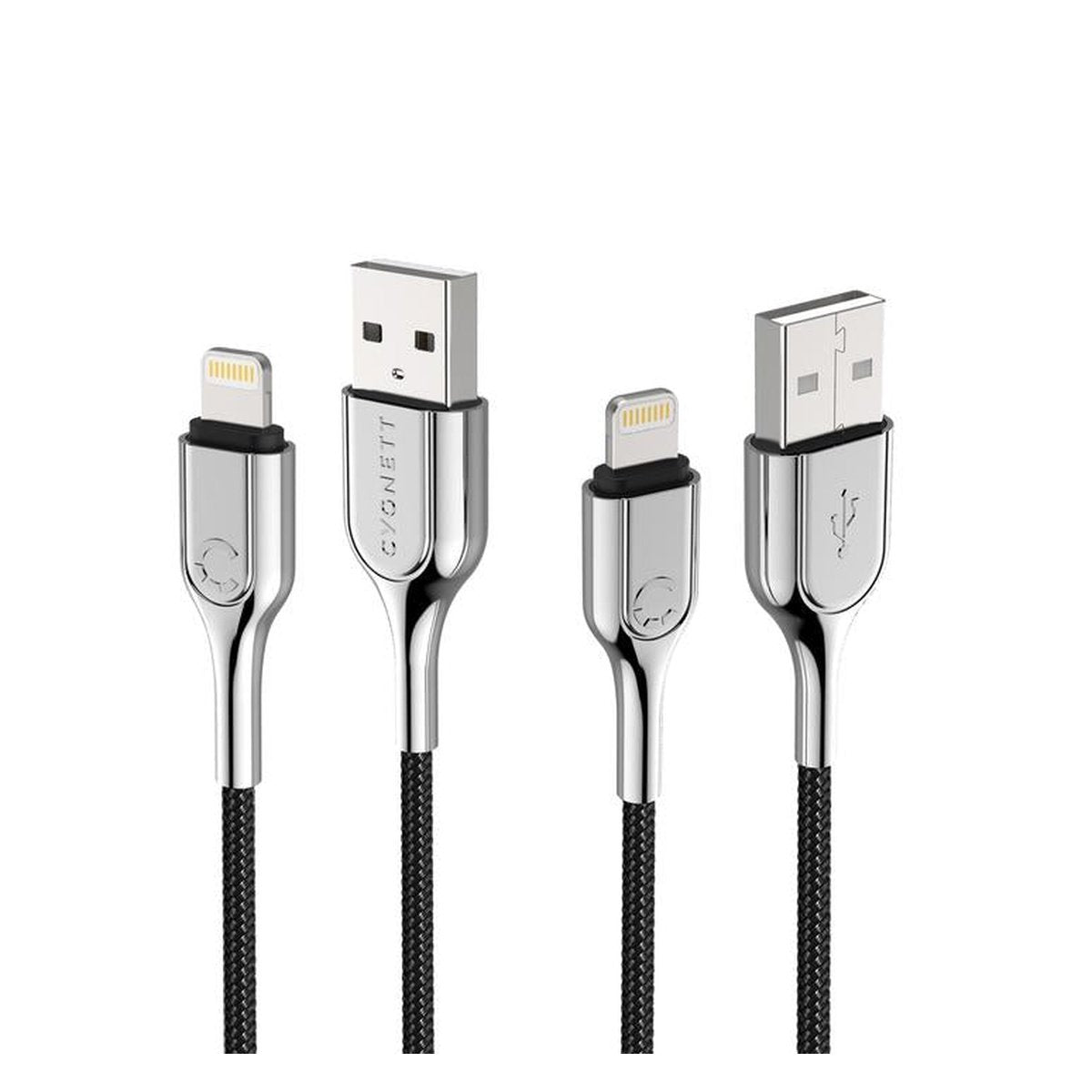 Cygnett Armored Lightning To USB-A Cable 1M Black