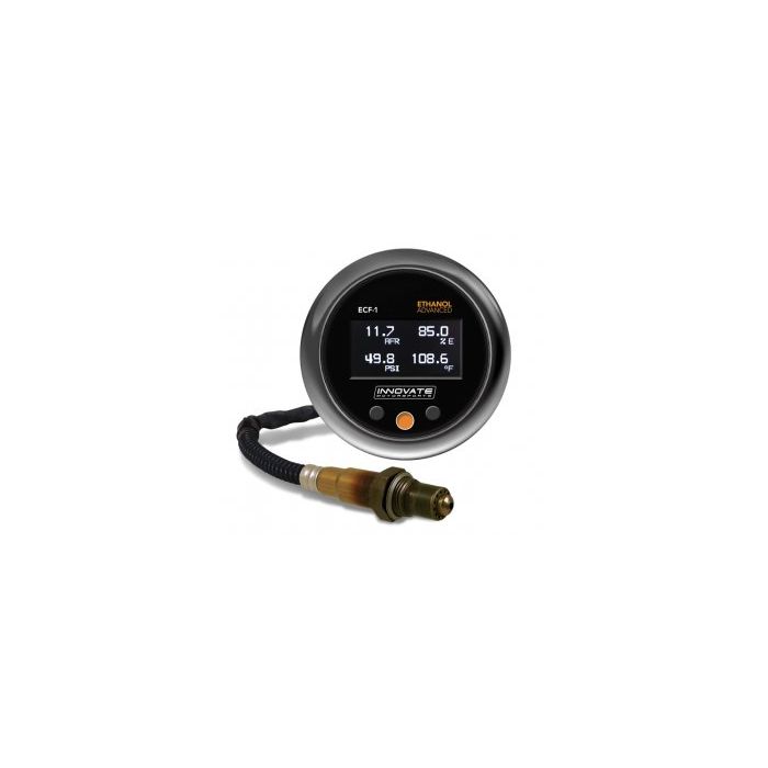 Innovate Motorsport ECF-1: Ethanol Content %, FUEL Pressure/Temp, & Wideband Air/Fuel Ratio Gauge, Complete 39030