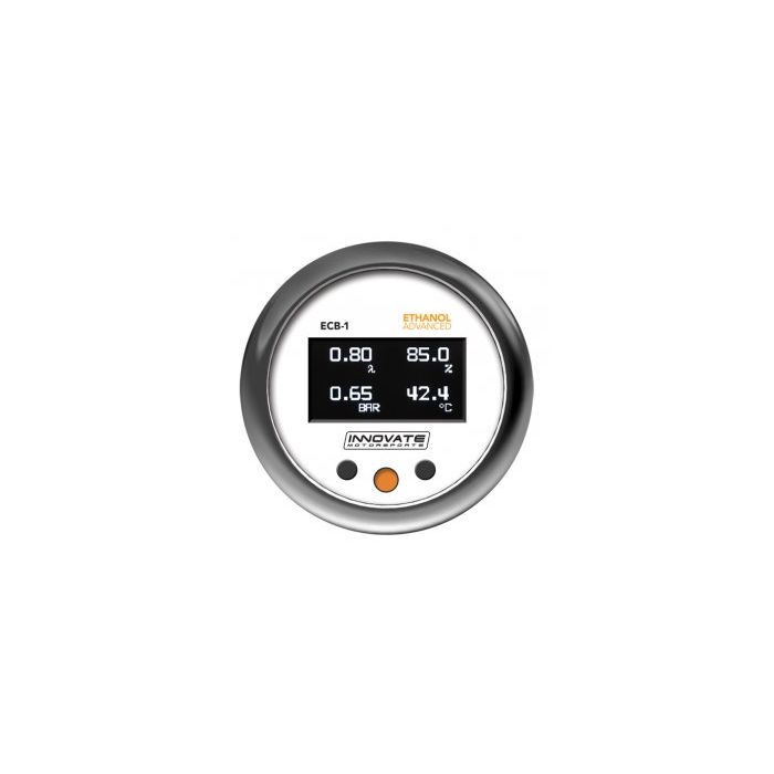 Innovate Motorsport ECB-1: Ethanol Content %, Boost, & Wideband Air/Fuel Ratio Gauge, Complete 39060