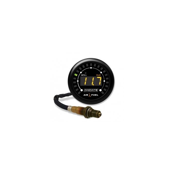 Innovate Motorsport MTX-L PLUS: Advanced Digital Wideband Air/Fuel Ratio Gauge Kit, 3 ft. Sensor Cable 39240