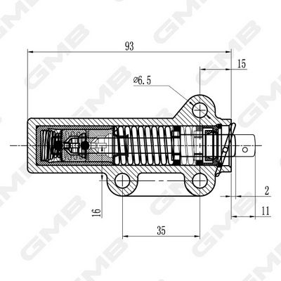 GMB Tensioner Hydraulic Timing Belt GHAT-185