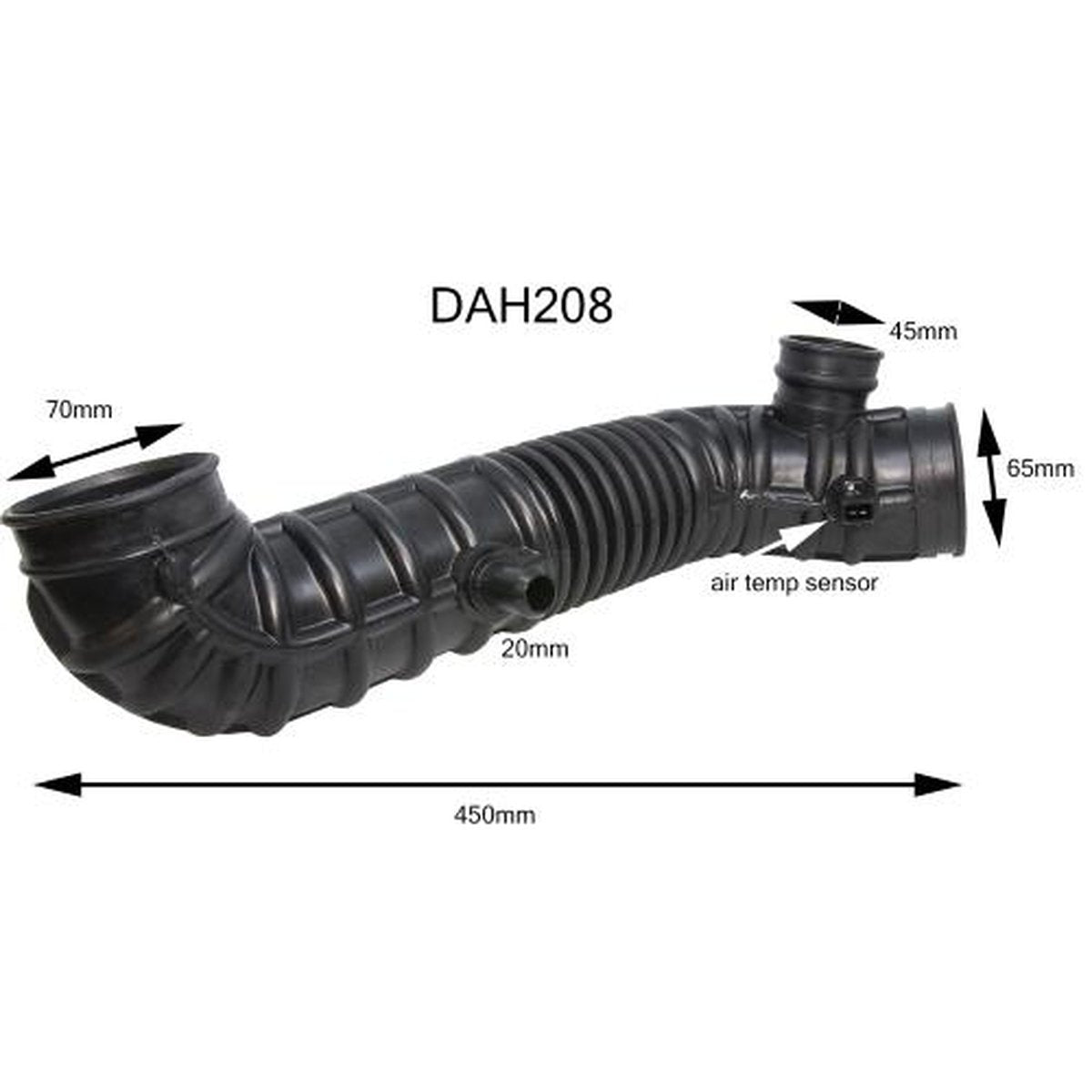 Dayco Air Intake Hose DAH208