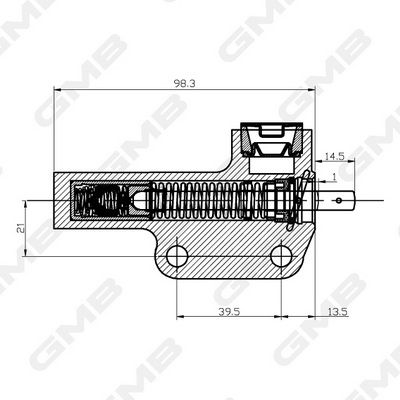 GMB Tensioner Hydraulic Timing Belt GHAT-100