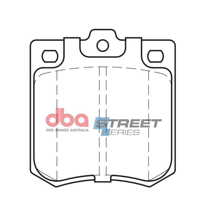 DBA Street Series Brake Pad Set Front DB1026SS