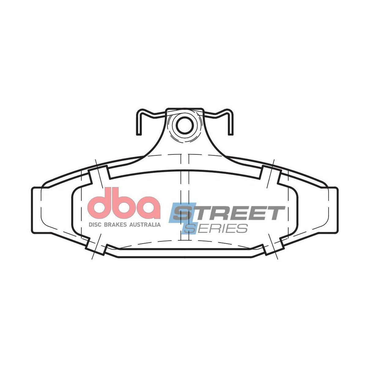 DBA Street Series Brake Pad Set Rear DB1086SS