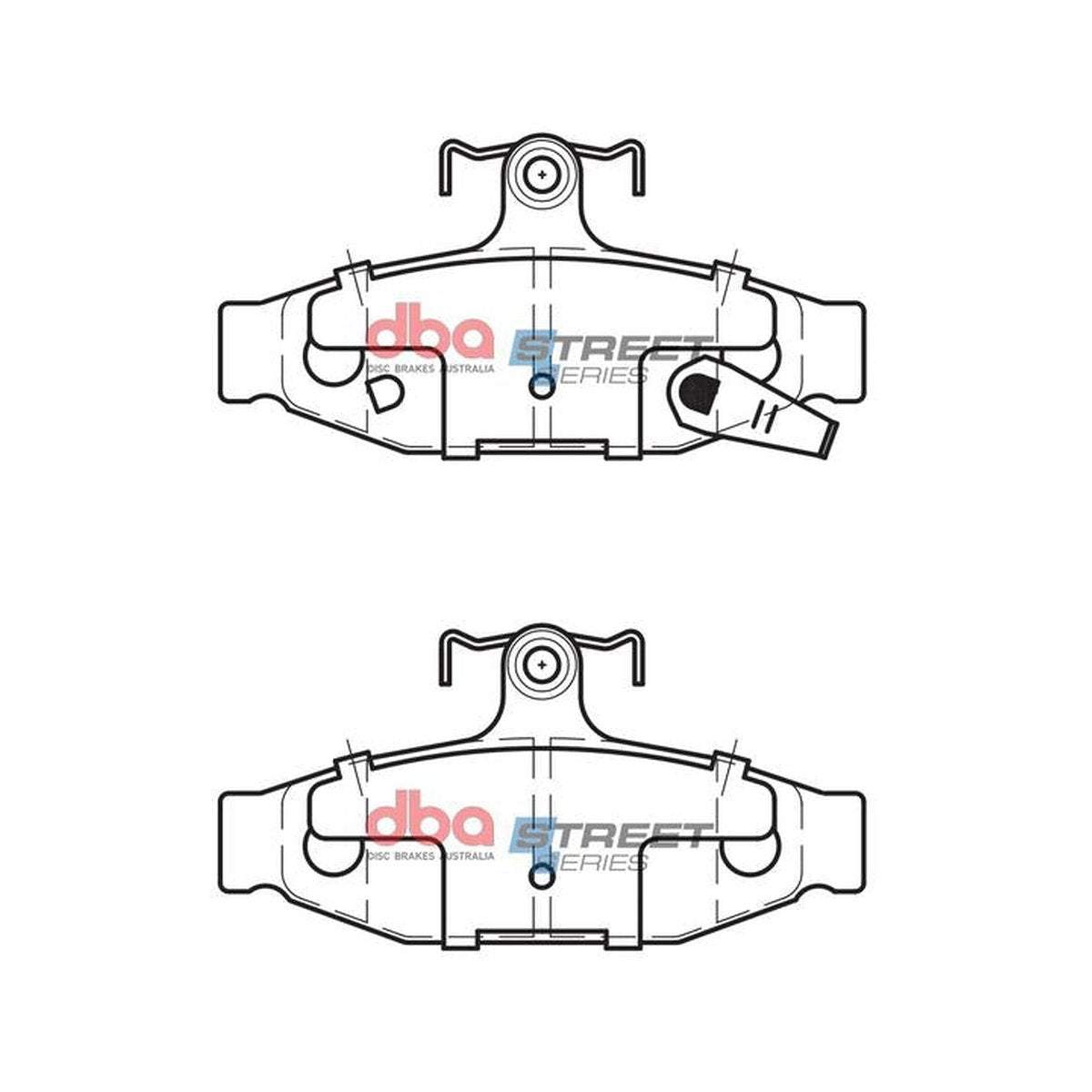 DBA Street Series Brake Pad Set Rear DB1106SS