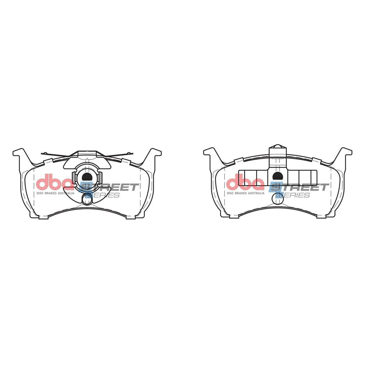 DBA Street Series Brake Pad Set Rear DB1109SS