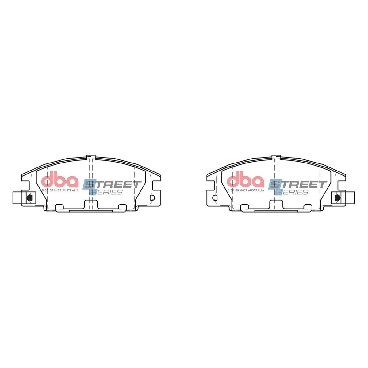 DBA Street Series Brake Pad Set Front DB1116SS