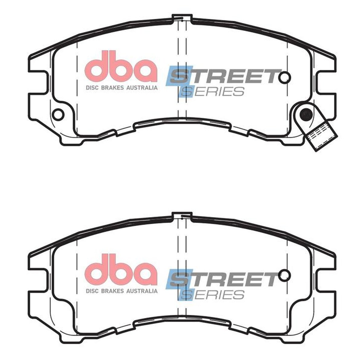 DBA Street Series Brake Pad Set Front DB1117SS