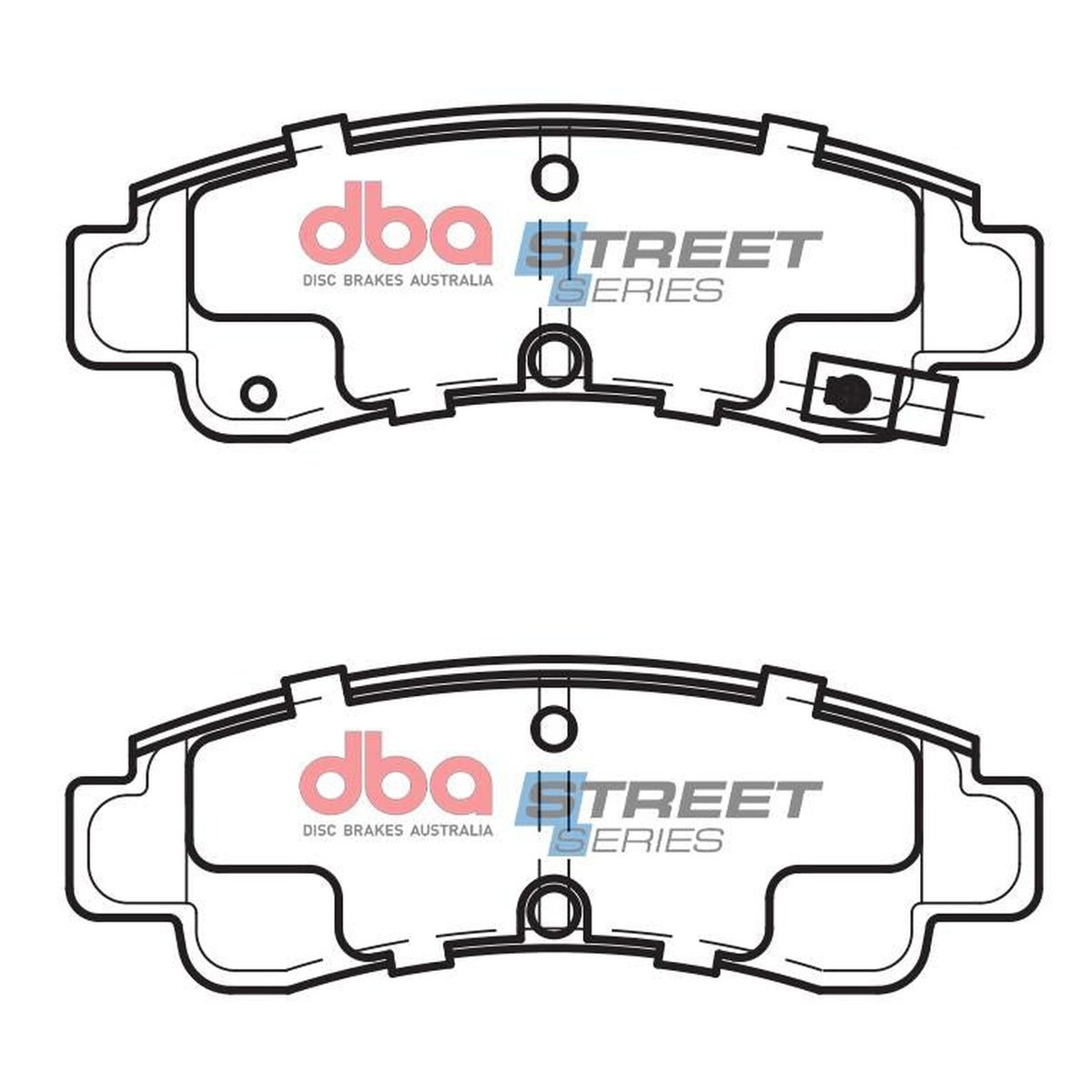 DBA Street Series Brake Pad Set Rear DB1118SS