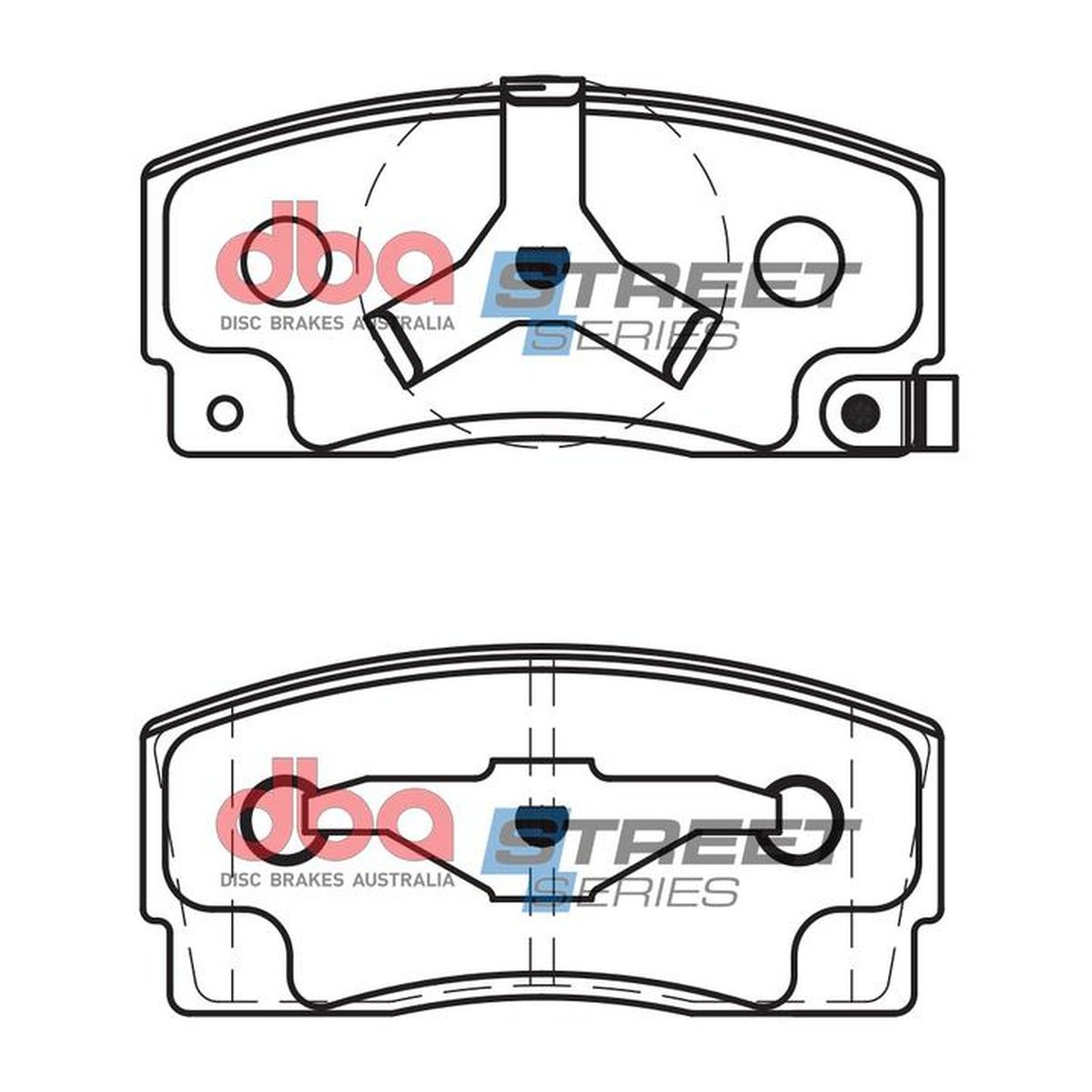 DBA Street Series Brake Pad Set Front DB1125SS