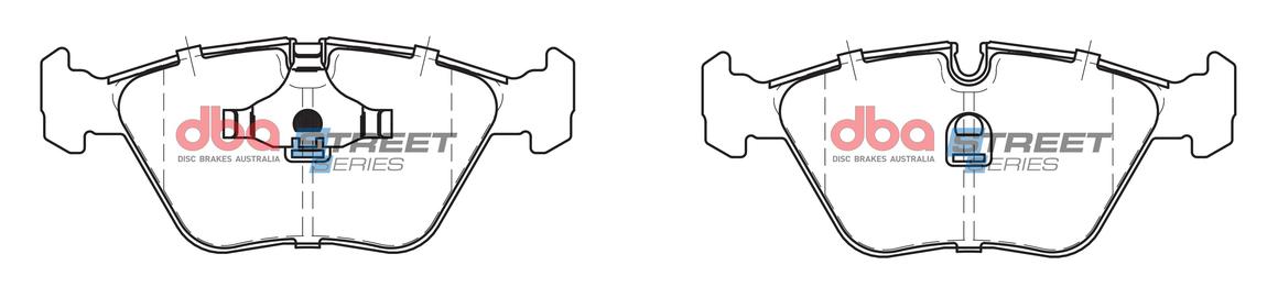 DBA Street Series Brake Pad Set Front DB1131SS