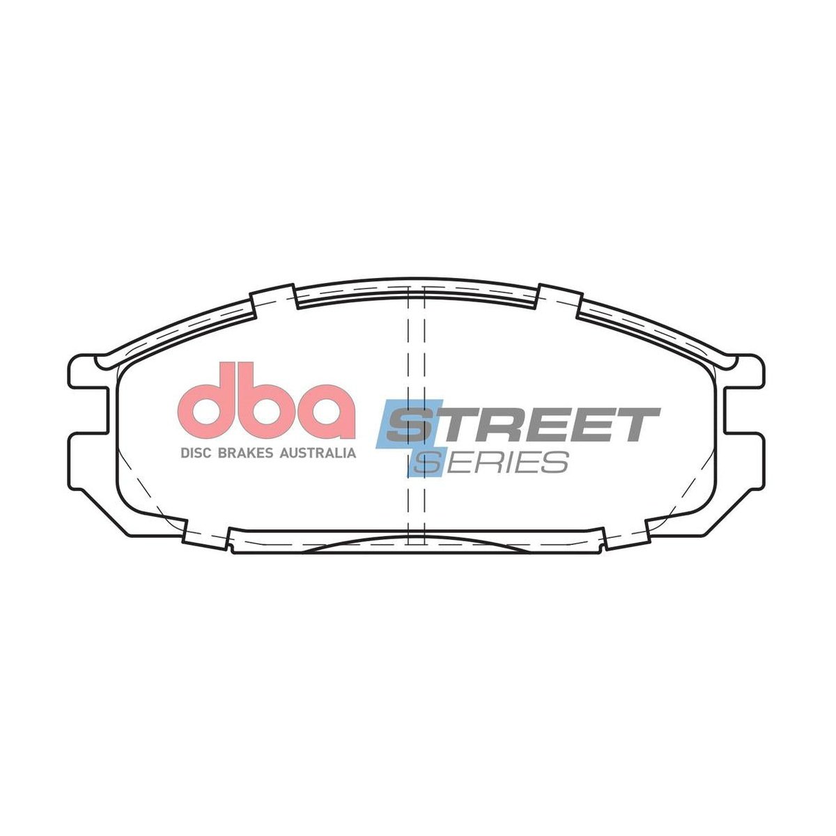 DBA Street Series Brake Pad Set Rear DB1146SS