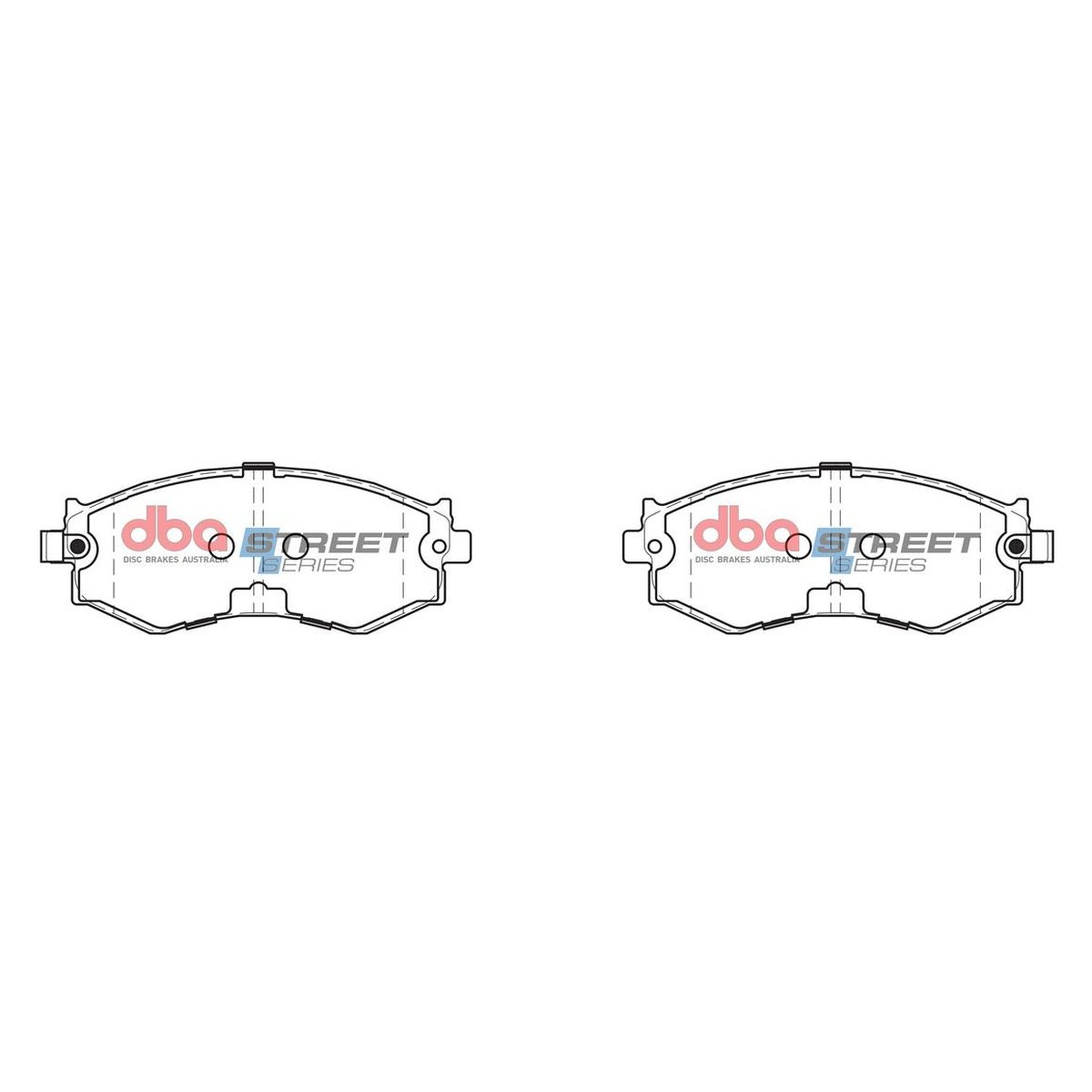 DBA Street Series Brake Pad Set Front DB1165SS