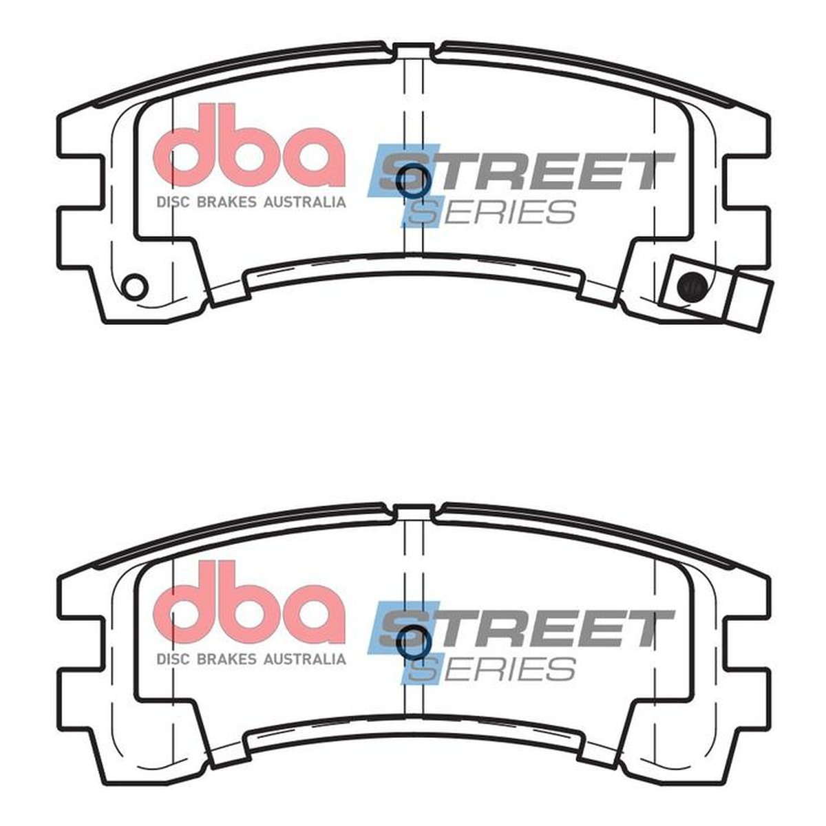 DBA Street Series Brake Pad Set Rear DB1175SS